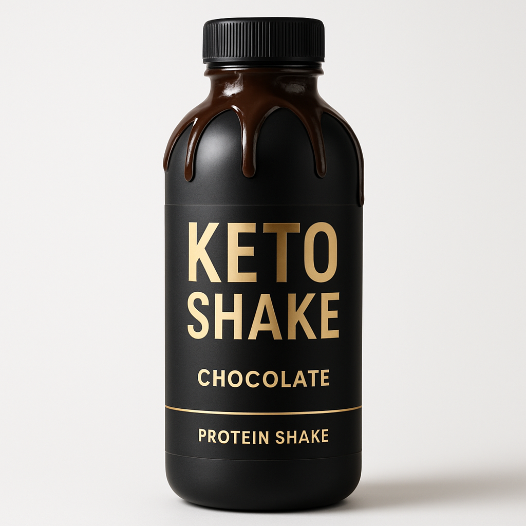 Dark Chocolate Keto Shake bottle